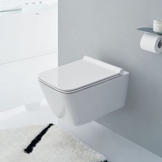 Унитаз подвесной SSWW 54 см, с микролифтом, белый (NC4441 White)