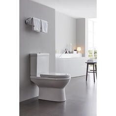 Унитаз с бачком SSWW 68,7 см, с микролифтом, белый (4445A + 4445В)