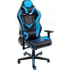 Компьютерное кресло Woodville Racer черное/голубое