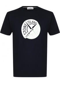Хлопковая футболка с круглым вырезом Stone Island
