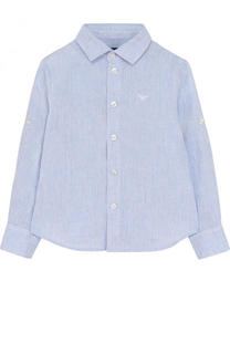 Льняная рубашка Armani Junior