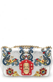 Сумка Lucia с аппликациями Dolce &amp; Gabbana