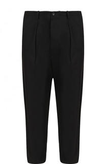 Хлопковые укороченные брюки прямого кроя Valentino