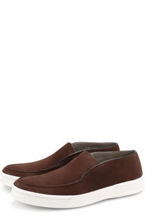 Замшевые лоферы на контрастной подошве Aldo Brue