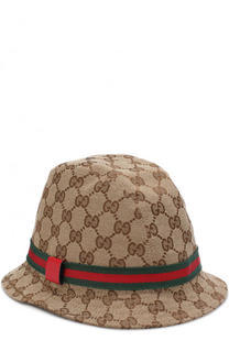 Шляпа с принтом Gucci