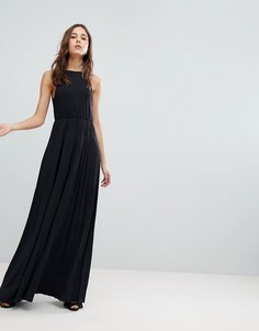 Плиссированное платье макси Glamorous - Черный