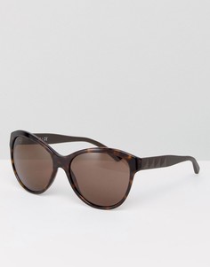 Солнцезащитные оверсайз-очки DKNY - Коричневый