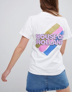 Футболка с логотипом House Of Holland - Белый