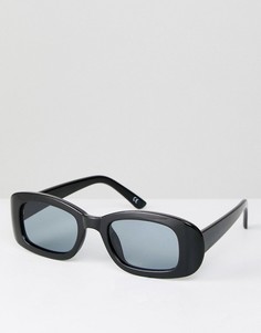 Черные квадратные солнцезащитные очки в стиле 90-х ASOS - Черный