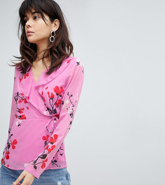 Топ с цветочным принтом и оборками Vero Moda - Мульти