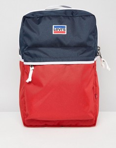 Рюкзак в стиле ретро с логотипом Levis - Темно-синий