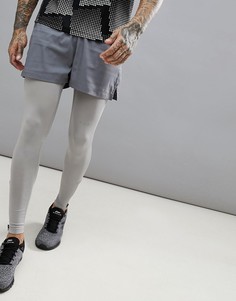 Серые короткие спортивные шорты ASOS 4505 - Серый