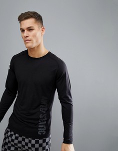 Лонгслив с принтом Jack & Jones Core - Черный