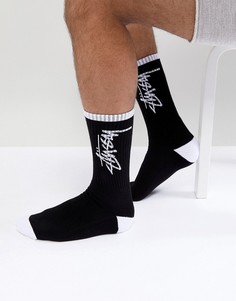 Носки с логотипом Stussy Premium - Черный