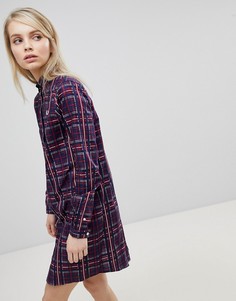 Платье-рубашка в шотландскую клетку Fred Perry - Мульти