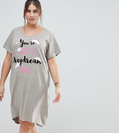 Ночная рубашка Just A Daydream Yours Clothing - Серый