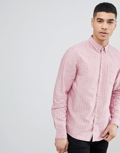 Красная оксфордская рубашка в полоску River Island - Красный