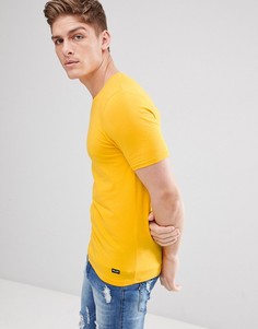 Облегающая футболка Only & Sons - Желтый