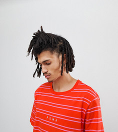 Красная футболка в полоску Puma эксклюзивно для ASOS - Красный