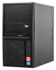 Компьютер IRU Office 315, Intel Core i5 7400, DDR4 8Гб, 1000Гб, Intel HD Graphics 630, Windows 10 Professional, черный [1005807]