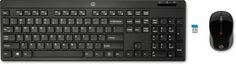 Комплект (клавиатура+мышь) HP 200, USB, беспроводной, черный [z3q63aa]