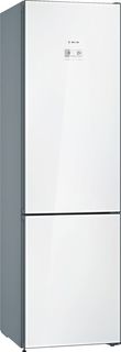 Холодильник BOSCH KGN39LW3AR, двухкамерный, белое стекло
