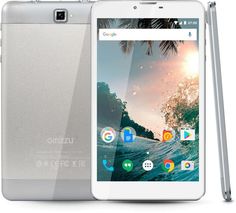 Планшет GINZZU GT-7100, 1GB, 8GB, 3G, Android 7.0 серебристый [00-00001038]