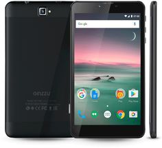 Планшет GINZZU GT-7100, 1GB, 8GB, 3G, Android 7.0 черный [00-00001043]