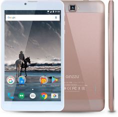 Планшет GINZZU GT-7205, 1GB, 8GB, 3G, Android 7.0 розовый [00-00001039]