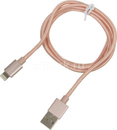Кабель SMARTERRA Lightning - USB 2.0, 1.0м, розовое золото [stral002mrg]