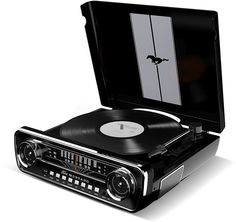 Проигрыватель винила ION Audio MUSTANG LP частично автоматический черный