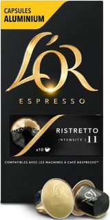 Капсулы BOSCH LOR Espresso Ristretto, для кофемашин капсульного типа, 10 шт [4028417]