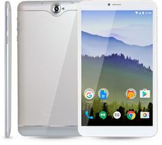 Планшет GINZZU GT-8110, 1GB, 16GB, 3G, 4G, Android 7.0 серебристый [00-00001055]