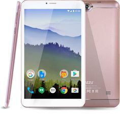 Планшет GINZZU GT-8110, 1GB, 16GB, 3G, 4G, Android 7.0 розовый [00-00001057]