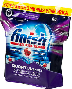 Средство для мытья посуды FINISH 170709142, для посудомоечных машин, 80