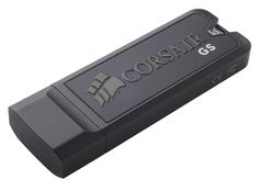 Флешка USB CORSAIR Voyager GS 256Гб, USB3.0, серый [cmfvygs3b-256gb]