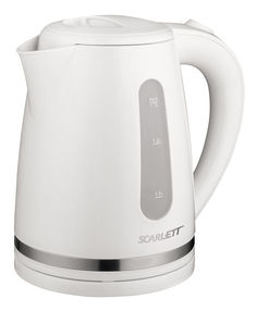 Чайник электрический SCARLETT SC-EK18P34, 2200Вт, белый