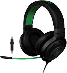 Наушники с микрофоном RAZER Kraken Pro 2015, мониторы, черный / зеленый [rz04-01380100-r3m1]