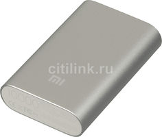 Внешний аккумулятор XIAOMI Mi Power Bank 2, 10000мAч, серебристый [ndy-02-ansilver]