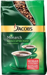 Кофе зерно BOSCH Якобс Монарх, для кофемашин [8050001]