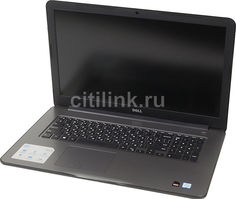 Ноутбук DELL Inspiron 5767, 17.3&quot;, Intel Core i3 6006U 2.0ГГц, 4Гб, 1000Гб, AMD Radeon R7 M440 - 2048 Мб, DVD-RW, Linux, 5767-7858, черный