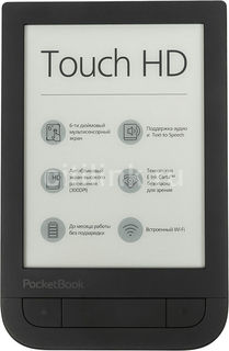Электронная книга POCKETBOOK 631 Touch HD, 6&quot;, черный