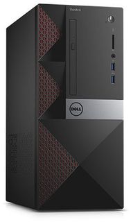 Компьютер DELL Vostro 3667, Intel Core i3 6100, DDR4 4Гб, 1000Гб, NVIDIA GeForce GT710 - 2048 Мб, CR, Linux, черный [3667-8114]