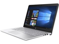 Ноутбук HP Pavilion 14-bk006ur, 14&quot;, Intel Core i3 7100U 2.4ГГц, 6Гб, 1000Гб, 128Гб SSD, Intel HD Graphics 620, Windows 10, 2CV46EA, серебристый