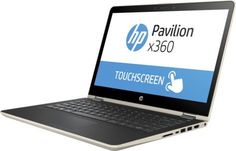 Ноутбук-трансформер HP Pavilion x360 14-ba017ur, 14&quot;, Intel Core i3 7100U 2.4ГГц, 6Гб, 500Гб, nVidia GeForce 940MX - 2048 Мб, Windows 10, 1ZC86EA, золотистый