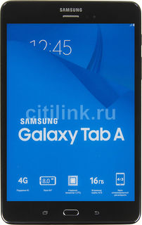 Планшет SAMSUNG Galaxy Tab A SM-T355, 2GB, 16GB, 3G, 4G, Android 5.0 черный [sm-t355nzkaser-wg]