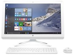 Моноблок HP 24-g111ur, Intel Pentium J3710, 4Гб, 1000Гб, Intel HD Graphics 405, DVD-RW, Free DOS 2.0, синий [y0z65ea]