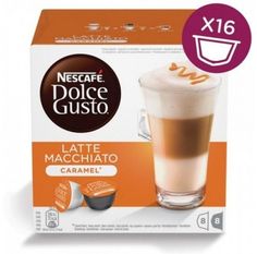 Капсулы KRUPS NESCAFE Dolce Gusto Latte Macchiato Caramel, для кофемашин капсульного типа, 8 шт [12136960]
