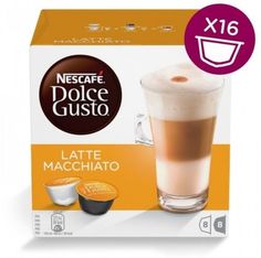 Капсулы KRUPS NESCAFE Dolce Gusto Latte Macchiato, для кофемашин капсульного типа, 8 шт [5219838]