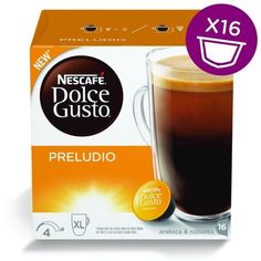 Капсулы KRUPS NESCAFE Dolce Gusto Preludio, для кофемашин капсульного типа, 16 шт [12314472]